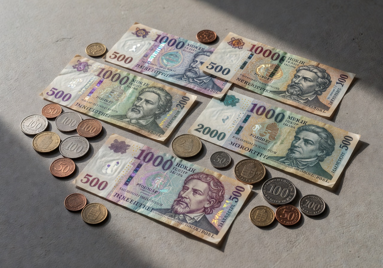 Ungarske Forint sedler og mynter